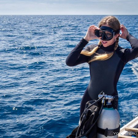 Дайвинг девушка