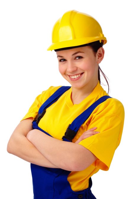 Женщина рабочий