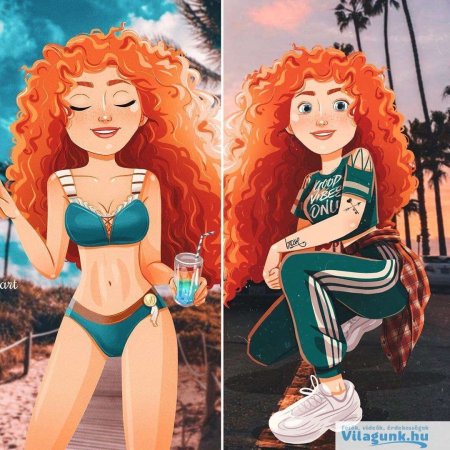 Принцесса Мерида Бич