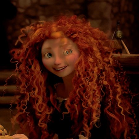 Принцесса Мерида мультфильм Храбрая сердцем