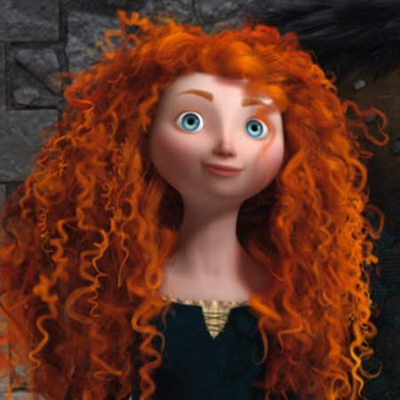 Принцесса Мерида мультфильм Храбрая сердцем