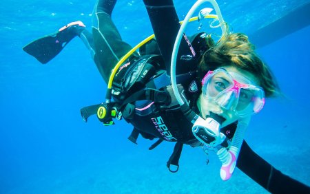 Женский дайвинг
