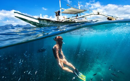 Подводные съёмки в океане