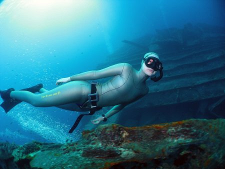 Фридайвер моноласта