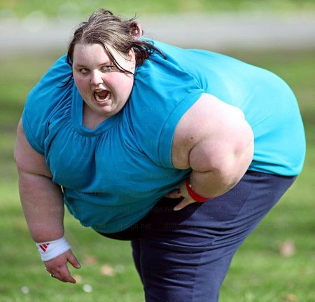 Толстая женщина