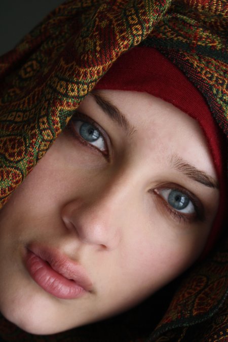 Мусульманка с зелеными глазами