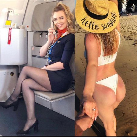 Стюардессы с попами