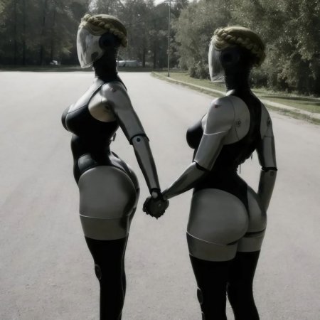 Роботы из Атомик Харт близняшки