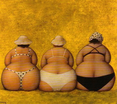 Jeanne Lorioz толстушки художник