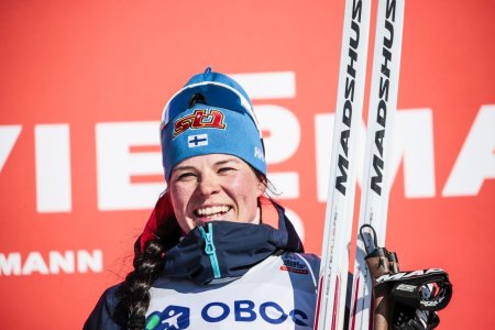 Криста Пармакоски лыжница