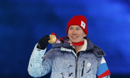 Александр Александрович Большунов с Кубком мира