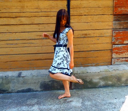 Мия Бойко босиком