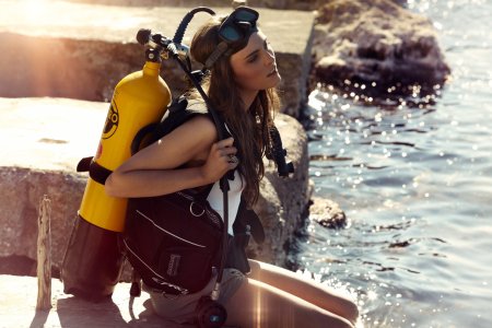 Джессика Альба Scuba