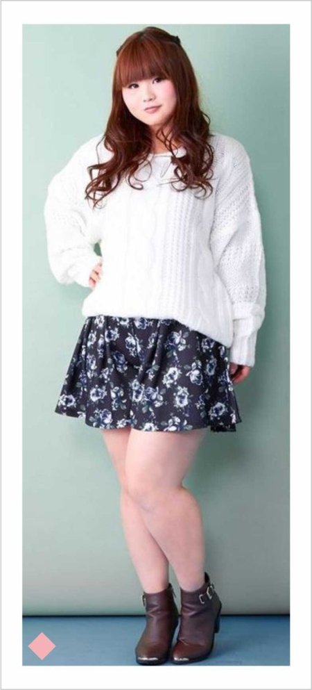 Корейский стиль для полных девушек