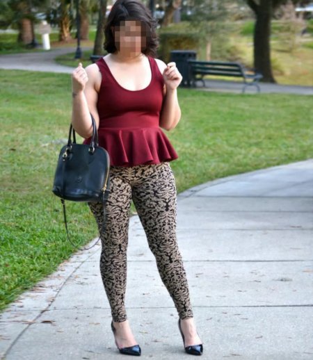 Полненькие девушки в лосинах