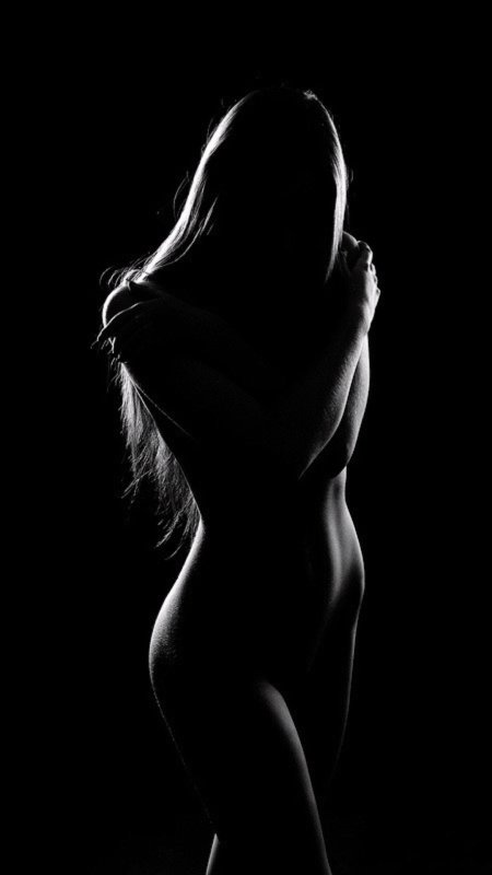 Красивый женский силует