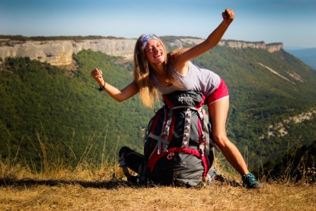 Девочки в походе