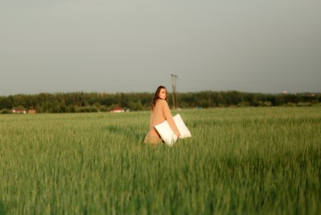 Фотосессия на поле