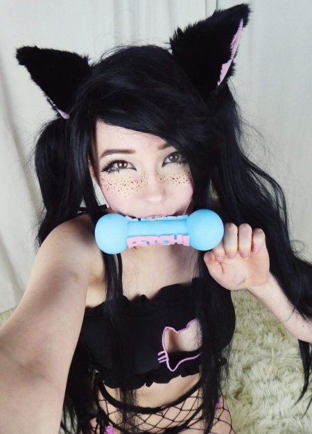 Belle Delphine косплей ахегао