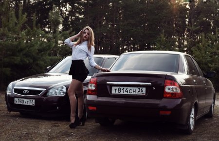 Девушка и приора