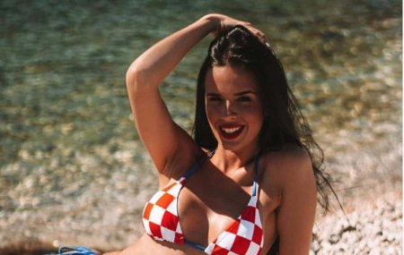 Ивана болельщица Хорватии