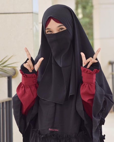 Мусульманка никаб паранджа