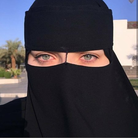 Мусульманка никаб чадра