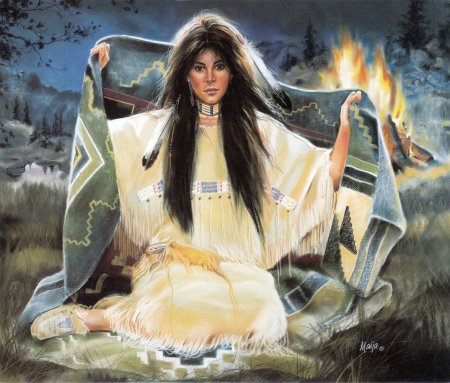 Американская художница maija