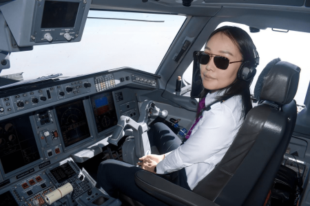 Женщины пилоты гражданской авиации