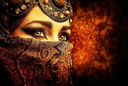 Восточные глаза девушек