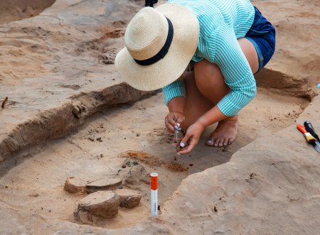 Босиком на раскопках
