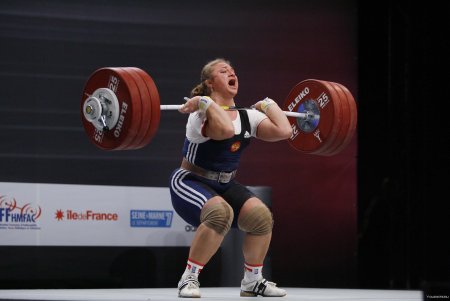 Штангистка Татьяна Каширина