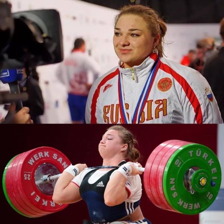 Штангистка Татьяна Каширина