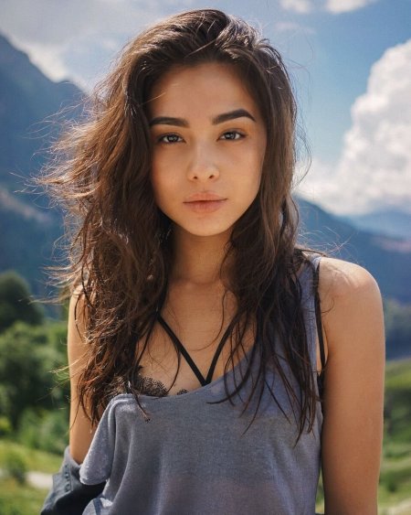 Диана Коркунова без макияжа