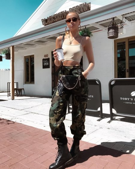 Штаны карго женские