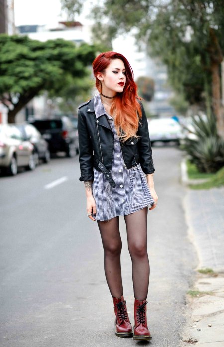 Мартинсы стиль гранж