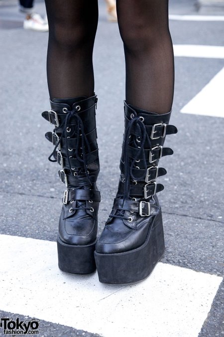 Обувь в стиле готик Грандж