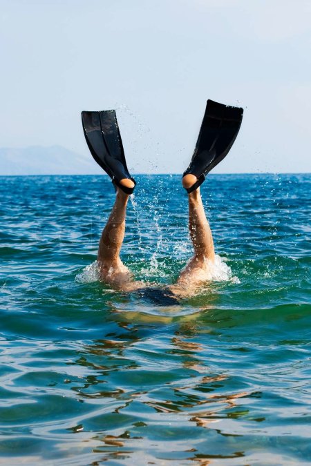 Человек ласты