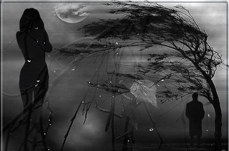 Уходящая девушка