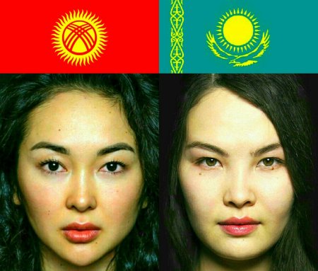 Киргизы внешность