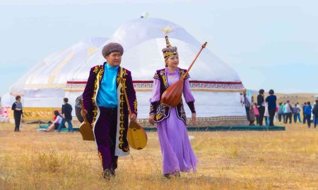 Казахстан степи юрта