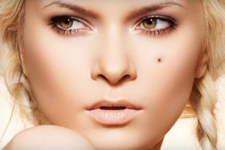 Красивые родинки на лице у девушек