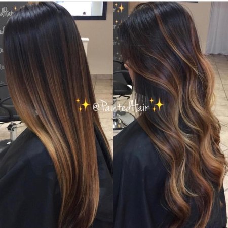 Air tach окрашивание на темные волосы