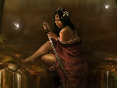 Девушки с мечами