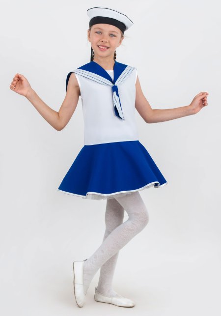 Платье морячки для девочки