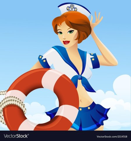 Моряк и девушка