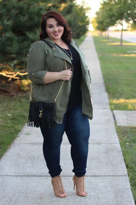 Стиль Кэжуал для полных женщин