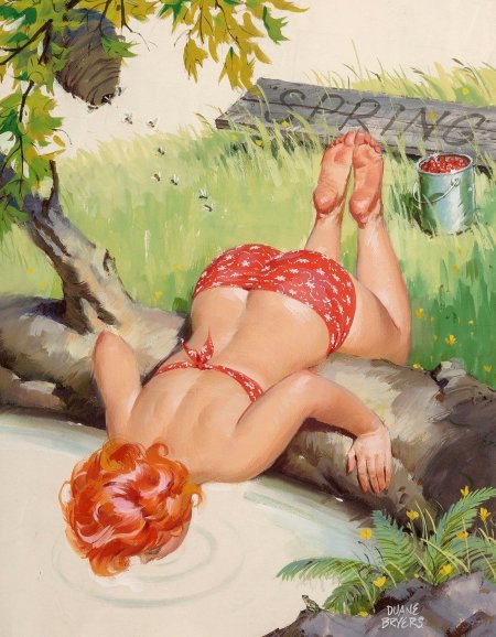 Хильда художник Дуэйн Брайерс Duane Bryers Хильда