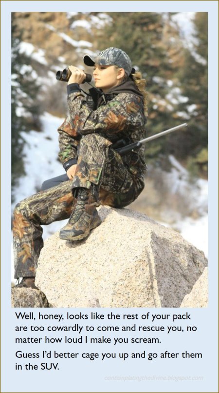 Девочка охотник