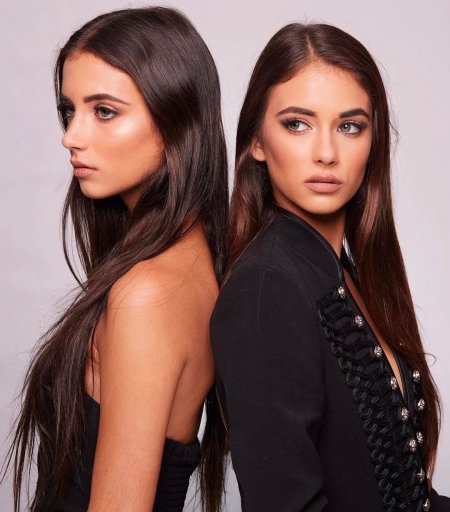 Красивые модели девушки Близнецы